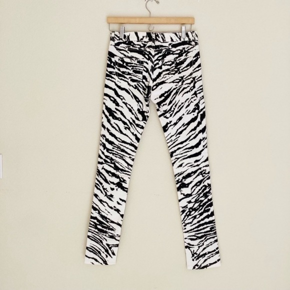 Saint Laurent Black and White Skinny Jeans - Picture 1 of 1